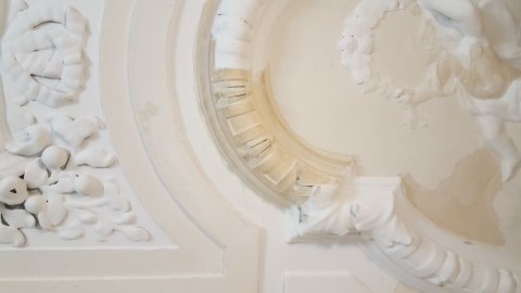 keizersgracht amsterdam verf verwijderen plafondkunst stucwerk restauratie conservering