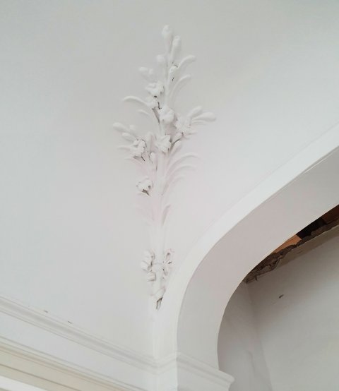 herengracht 571 amsterdam koepel plafond gewelf stucwerk restauratie conservering