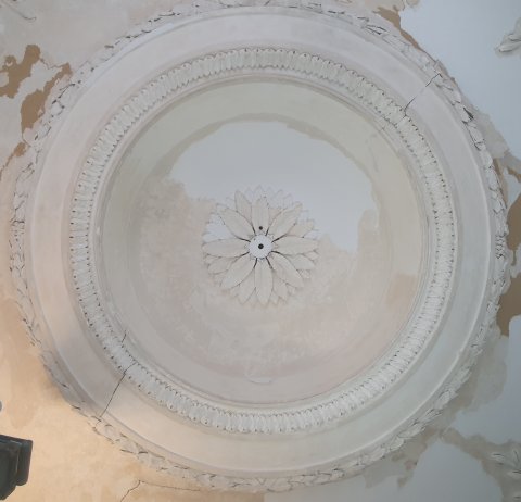 herengracht 571 amsterdam koepel plafond gewelf stucwerk restauratie conservering