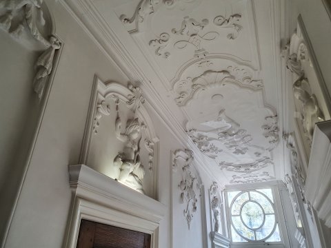 singel amsterdam van logteren stucwerk stucgang kunstwerk conservering restauratie
